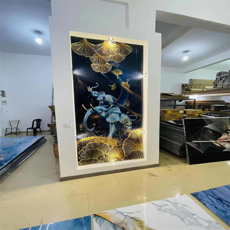 pvc sheets for wall decoration gold marble
